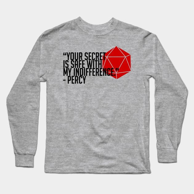 Percy Quote Long Sleeve T-Shirt by galacticshirts